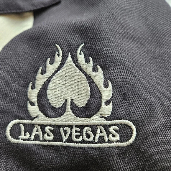 Cabana Breeze Ultra Club Men's Shirt Embroidered Las Vegas Size Medium Bowling - Picture 10 of 11